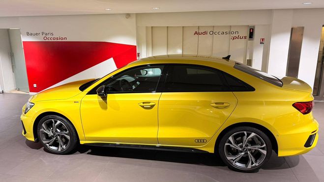 Audi A3 BERLINE 35 TFSI Mild Hybrid 150 S tronic Jaune de 2022