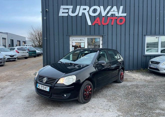 Volkswagen Polo iv phase ii 1.2 60ch united 5p Noir de 2009