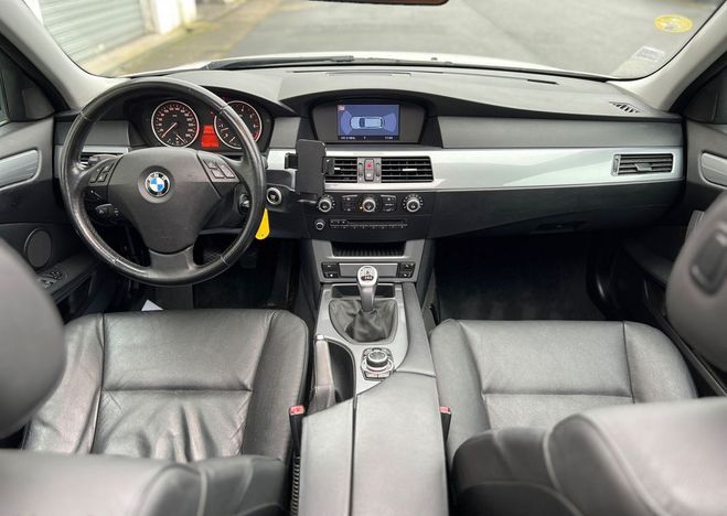 BMW Serie 5 e61 lci touring 523i 2.5i 190ch n53b25 t Blanc de 2009