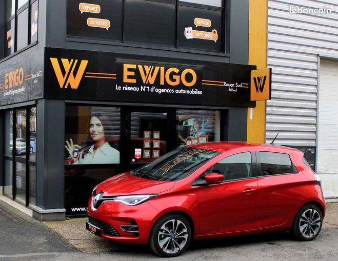 Renault Zoe r135 ze 135 ch 50kwh achat-integral char Rouge de 2020