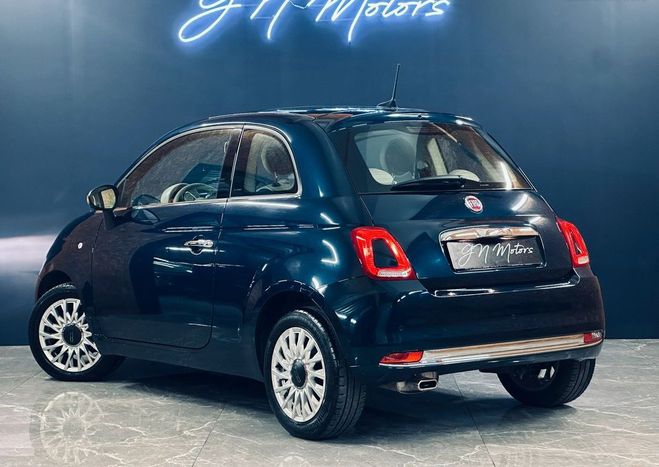 Fiat 500 II (2) 1.2 8V 69 LOUNGE DUALOGIC Garanti Bleu de 2018