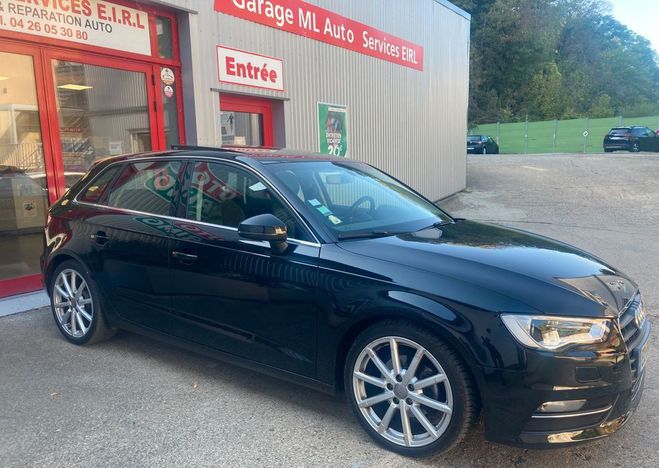 Audi A3 2l tdi 150cv ambition luxe s tronic to Noir de 2016