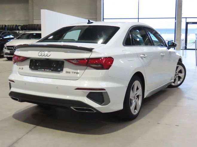 Audi A3 35TFSi Sedan SLine STronic LED-CUIR-NAVI Blanc M�tallis� de 