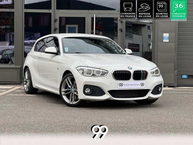 BMW Serie 1 118d M Sport - sellerie cuir dakota - fr BLANC de 2016