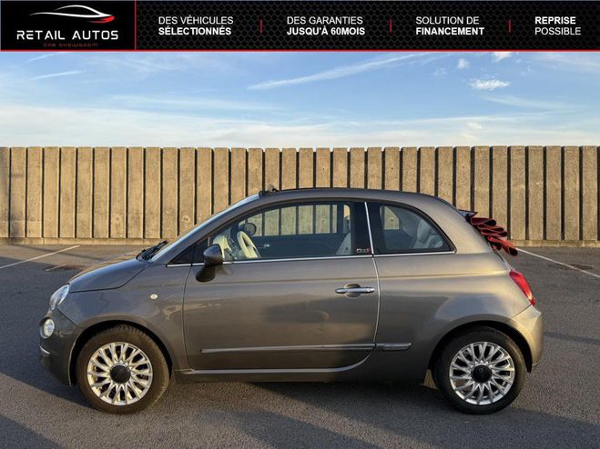 Fiat 500 C 1.2 8v 69ch Lounge GRIS FONCE de 2015