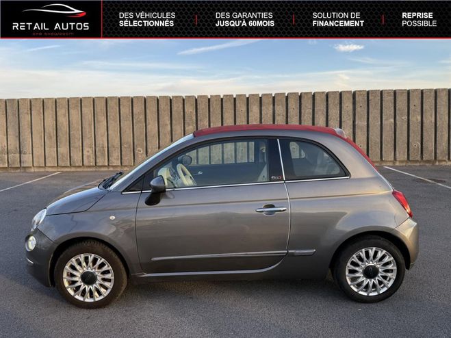 Fiat 500 C 1.2 8v 69ch Lounge GRIS FONCE de 2015