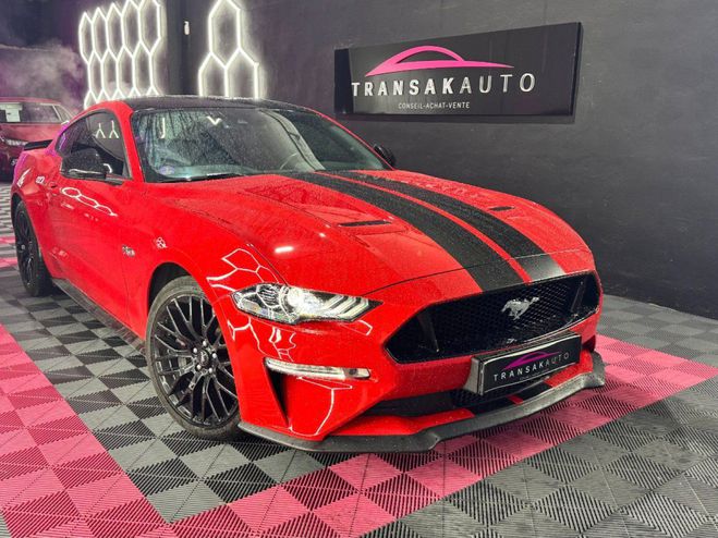 Ford Mustang FASTBACK V8 5.0 450 CH BVA10 GT ~ Cam�ra Rouge de 2019