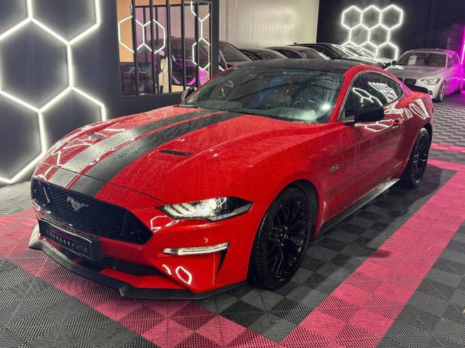Ford Mustang FASTBACK V8 5.0 450 CH BVA10 GT ~ Cam�ra Rouge de 2019