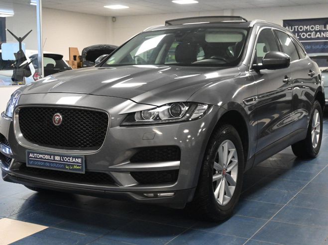 Jaguar F Pace 2.0 D - 240 ch AWD BVA8 Pure Gris Fonc� de 2017