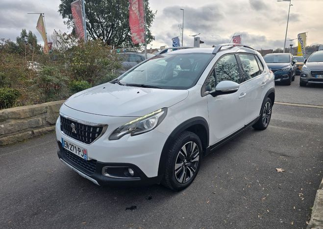 Peugeot 2008 1.2l 110ch Allure Boite Auto Blanc de 2017