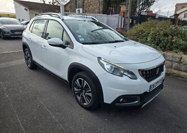 Peugeot 2008 1.2l 110ch Allure Boite Auto Blanc de 2017