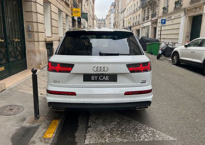 Audi Q7 3.0 TDI 272 CH AVUS S LINE QUATTRO 7 PLA Blanc de 2017