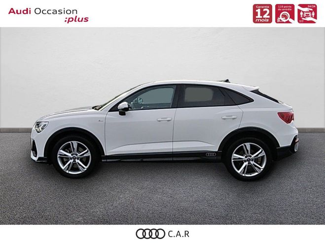 Audi Q3 Sportback 45 TFSI 230 ch S tronic 7 Quat Blanc de 2019