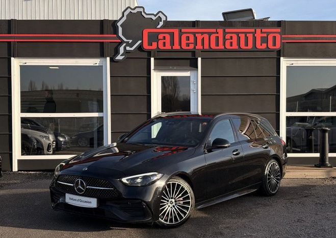 Mercedes Classe C BREAK 220 D 200CH AMG LINE Noir de 2021