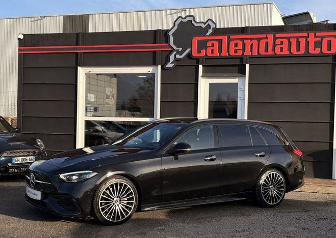 Mercedes Classe C BREAK 220 D 200CH AMG LINE Noir de 2021