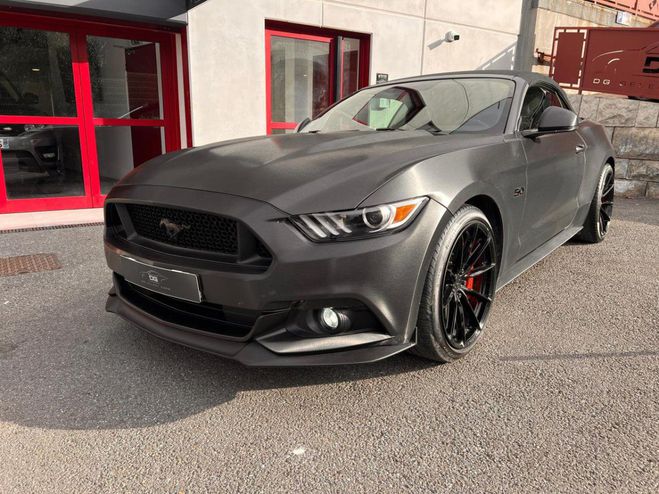 Ford Mustang Convertible 5.0 V8 Ti-VCT - 421 - BVA 20 GRIS FONCE de 2016