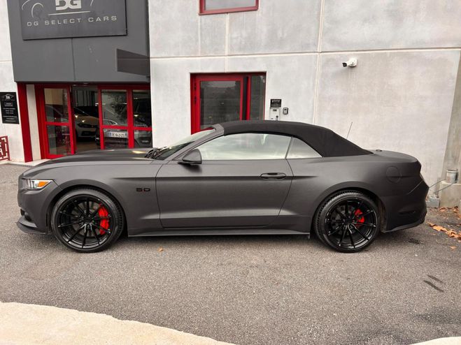 Ford Mustang Convertible 5.0 V8 Ti-VCT - 421 - BVA 20 GRIS FONCE de 2016