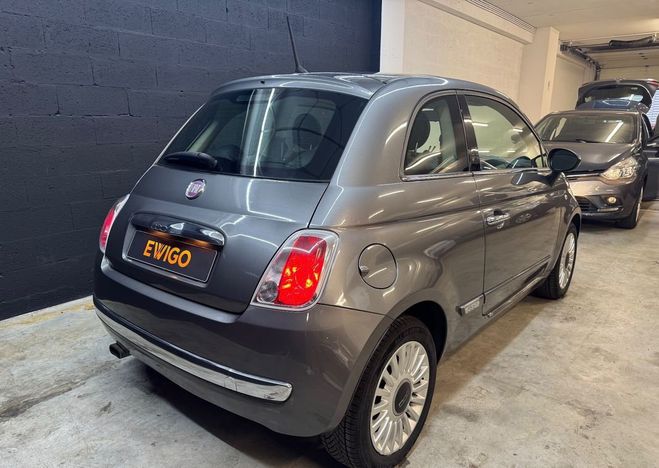 Fiat 500 1.2 69 toit pano lounge pack city clim a Gris de 2014