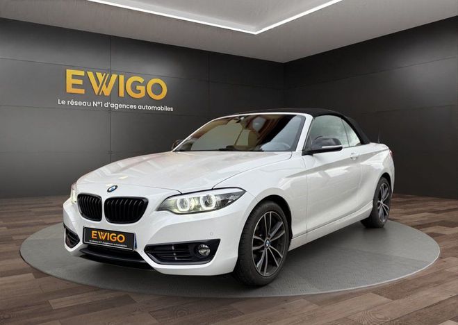 BMW Serie 2 cabriolet 1.5 218 i 135 lounge bva garan Blanc de 2019