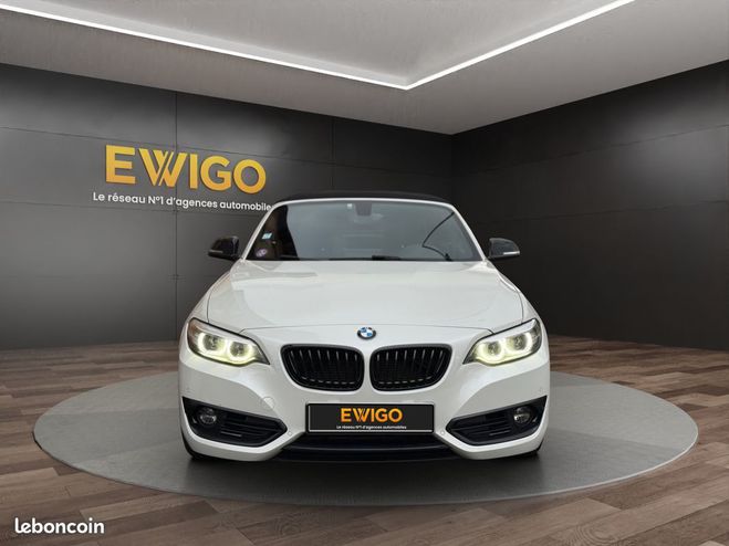 BMW Serie 2 cabriolet 1.5 218 i 135 lounge bva garan Blanc de 2019
