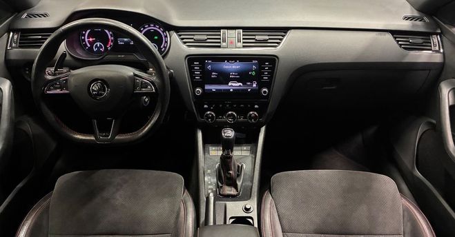 Skoda Octavia Combi 2.0 tdi 184ch rs 4x4 dsg bva Blanc de 2017