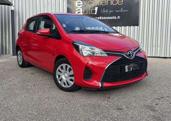 Toyota Yaris 100 VVT-I FRANCE 5P Rouge de 2015