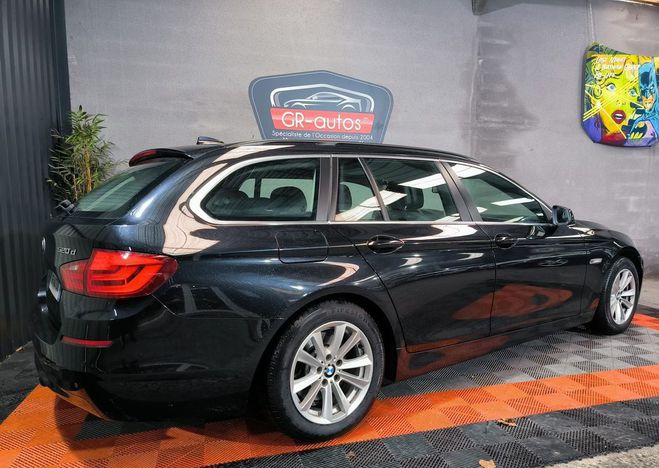 BMW Serie 5 520da Touring Luxury 184cv Cuir crochet  Noir de 2013
