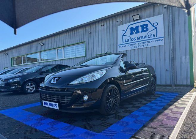 Peugeot 207 CC Cabriolet 1.6 120 Rolland Garros Cuir Noir de 2010