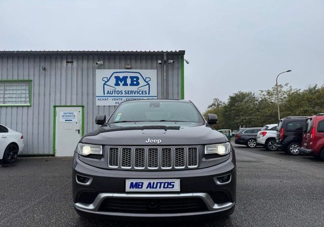 Jeep Grand Cherokee IV 3.0 CRD V6 250ch 4x4 BVA ? Summit 16C Gris de 2015
