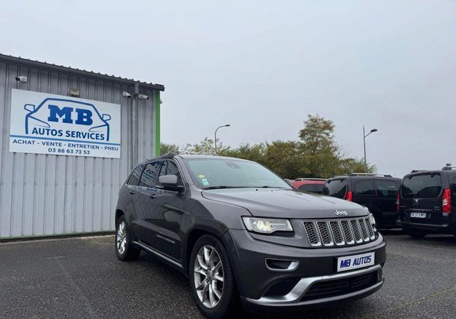 Jeep Grand Cherokee IV 3.0 CRD V6 250ch 4x4 BVA ? Summit 16C Gris de 2015