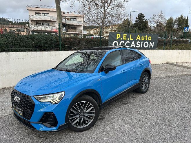 Audi Q3 Sportback 35 TFSI 150 ch S tronic 7 S li Bleu de 2020