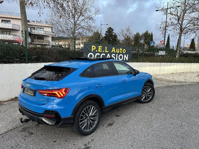 Audi Q3 Sportback 35 TFSI 150 ch S tronic 7 S li Bleu de 2020