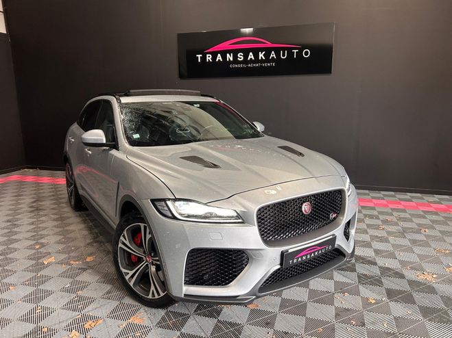 Jaguar F Pace V8 - 550 ch Supercharged AWD BVA8 SVR -  Gris de 2019