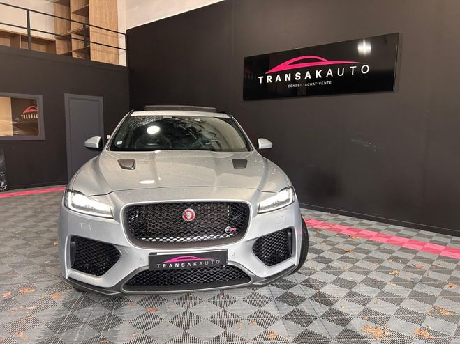 Jaguar F Pace V8 - 550 ch Supercharged AWD BVA8 SVR -  Gris de 2019