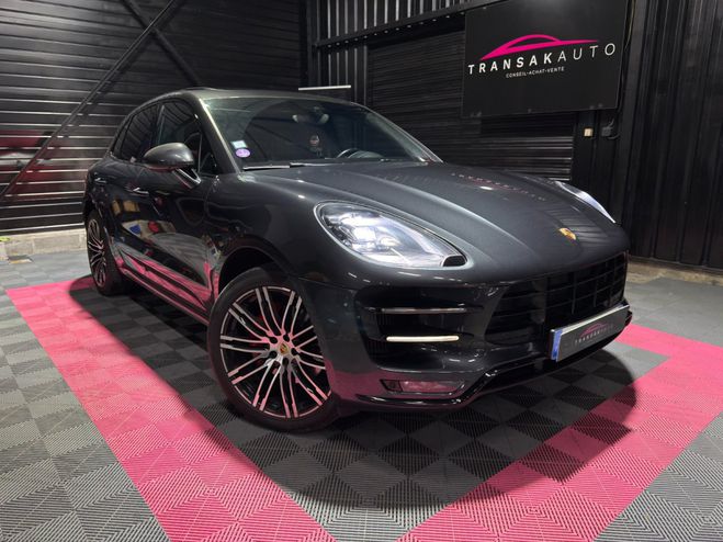 Porsche Macan Turbo 3.6 V6 400 ch PDK Fran�ais ENTRETI Gris de 2016