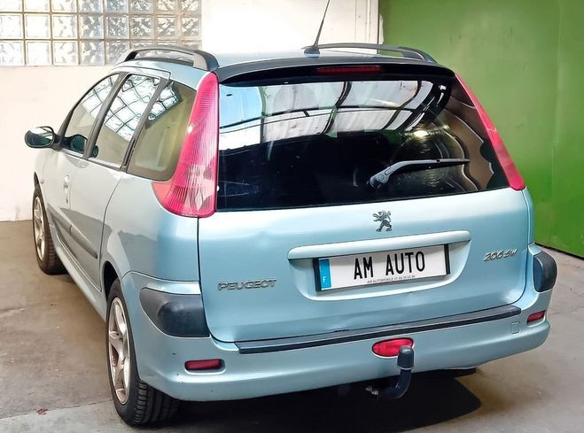 Peugeot 206 SW 1,4i Bleu de 2004