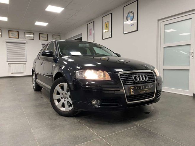 Audi A3 Sportback 1.9 TDi Ambition 1erMAIN- FULL Noir M�tallis� de 