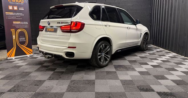 BMW X5 f15 m50d 381 ch m performance toit ouvra Blanc de 2014