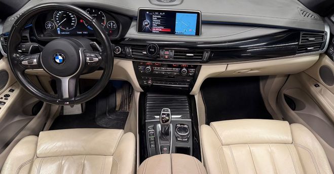 BMW X5 f15 m50d 381 ch m performance toit ouvra Blanc de 2014