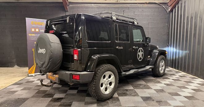 Jeep Wrangler unlimited 2.8 crd 200 sahara Noir de 2015