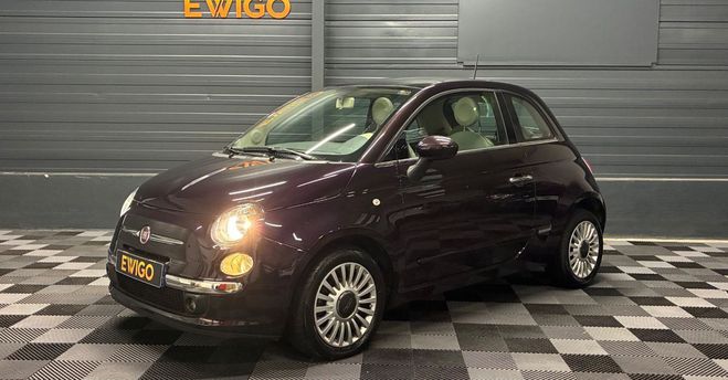 Fiat 500 lounge 1,2 69 ch toit panoramique boite  Violet de 2013