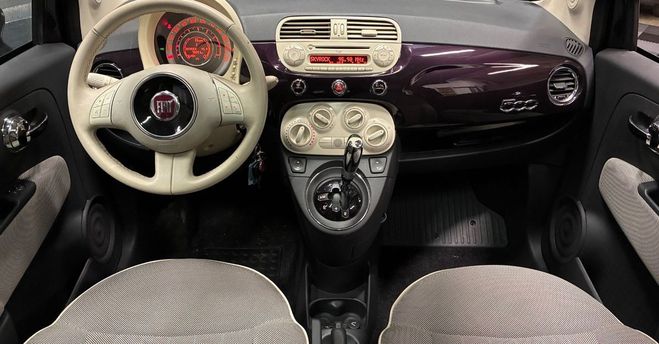 Fiat 500 lounge 1,2 69 ch toit panoramique boite  Violet de 2013