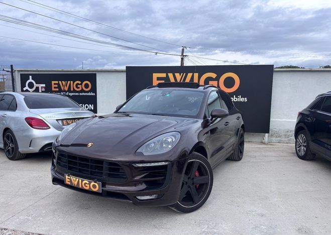 Cliquer pour voir la photo suivante Porsche Macan s 3.6i v6 400 ch turbo pdk chrono camera Marron de 2014