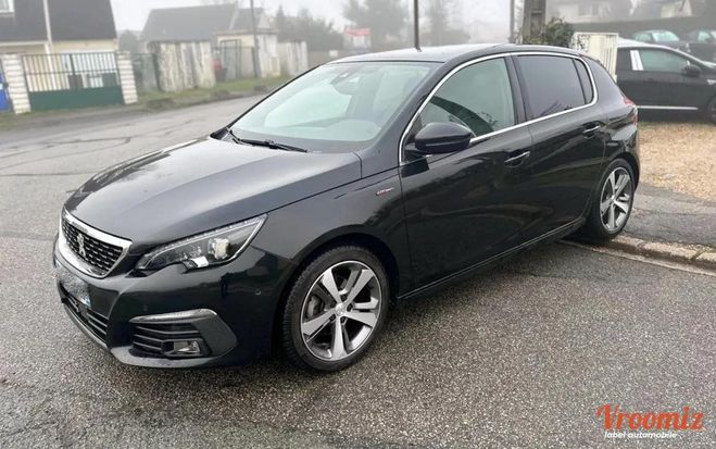 Peugeot 308 1.2 130 GT LINE EAT8 PACK CUIR TOIT PANO Noir de 2019