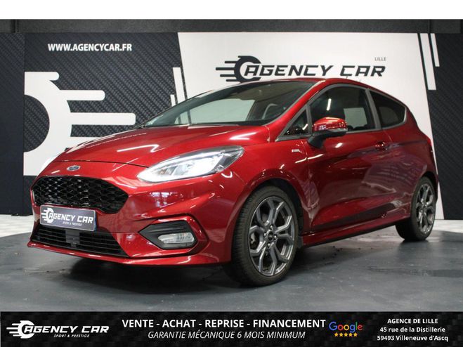 Ford Fiesta 1.0 EcoBoost - 140 Euro 6.2 2017 BERLINE ROUGE CLAIR de 2019