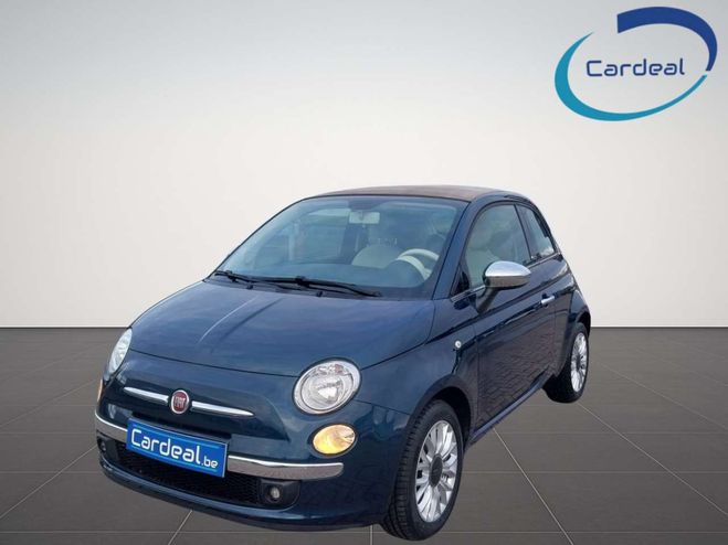 Fiat 500 CABRIO-AIRCO-BLUETOOTH-GARANTIE.12.MOIS- Bleu M�tallis� de 