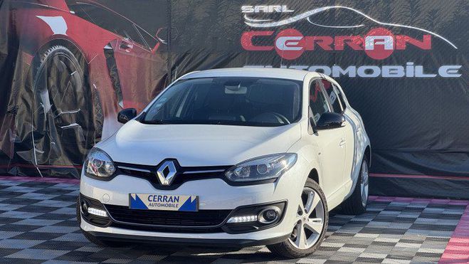 Renault Megane III 1.2 TCE 115CH ENERGY LIMITED ECO� Blanc de 2014