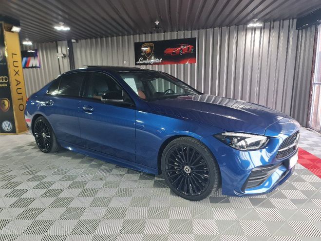 Mercedes Classe C 200 9G-Tronic AMG Line * REPRISE POSSIBL Bleu de 2021
