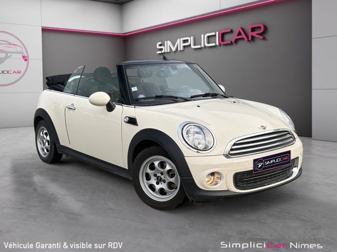 Mini One Cabriolet 98ch - 1�re main - Suivi BMW - Beige de 2014