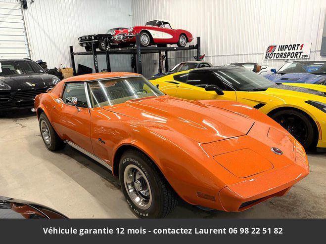 Chevrolet Corvette C3 stingray l82 1973 tout compris Orange de 1973